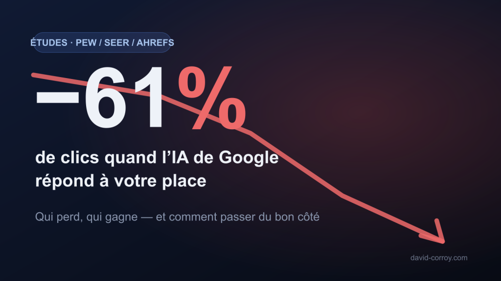 Votre trafic Google s’effondre ? Ce n’est (probablement) pas votre faute.