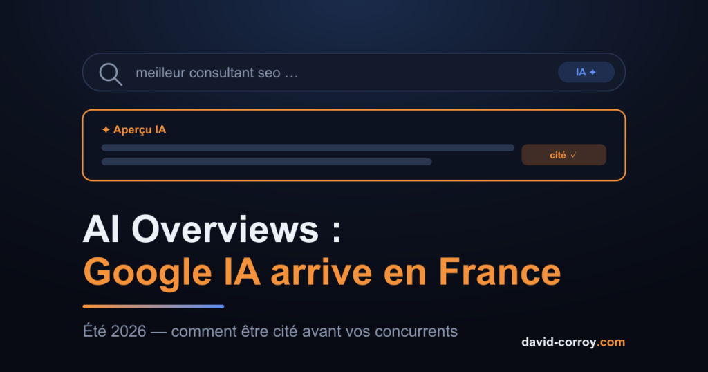 AI Overviews : Google IA arrive en France, comment s’y préparer avant vos concurrents